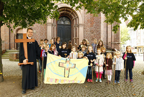 Unterwegs zum Kindergottesdienst