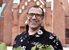 Zurück im Revier: Martin Roth ist seit April Pfarrer in der Christus-Kirchengemeinde Buer. PHOTOS: CORNELIA FISCHER
