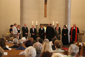 Die feierliche Einführung von Pfarrer Andreas Chaikowski fand in der Kreuzkirche statt. FOTOS: PETER GRÄWE