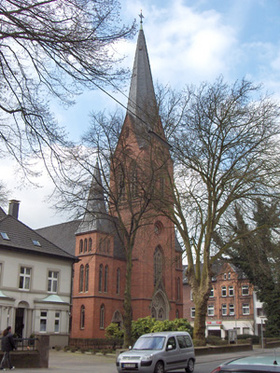 Die Nicolai-Kirche an der Ückendorfer Straße