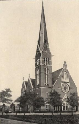 Die Bismarcker Christuskirche um 1925