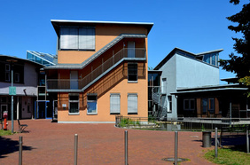 Ungewöhnliche Architektur und besondere Lernkonzepte: Die Evangelische Gesamtschule in Gelsenkirchen-Bismarck.