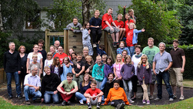 Die Mitarbeiter und Kinder hatten ein galaktisches Wochenende. FOTO: MICHAELA KIEPERT