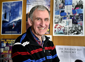 Fröhlich und beharrlich hat sich Helmut Mohr viele Jahre für die Evangelische Jugend im Kirchenkreis stark gemacht. PHOTO: CORNELIA FISCHER
