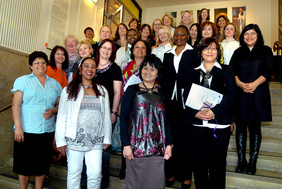 19 Frauen aus elf Ländern haben Train & Win erfolgreich absolviert. FOTO: CORNELIA FISCHER