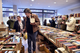 Viel los war an allen drei Tagen bei der Herbstbücherbörse. 